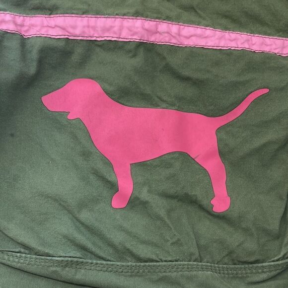 Vintage Victoria's Secret PINK Oversized Travel Duffle Tote Messenger Bag - Picture 5 of 7